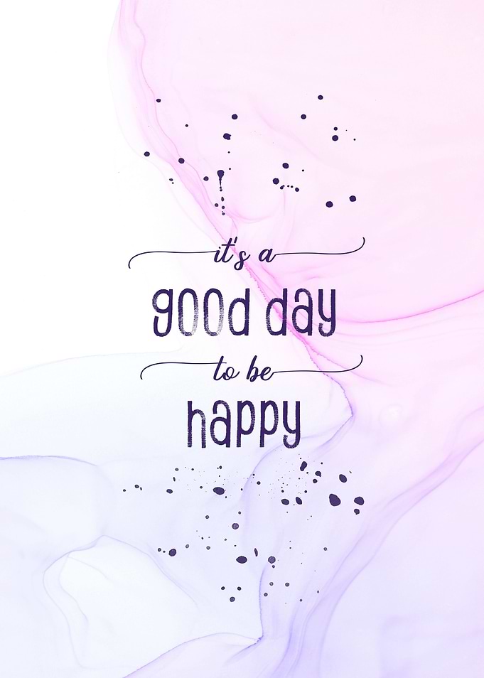 A good day to be happy