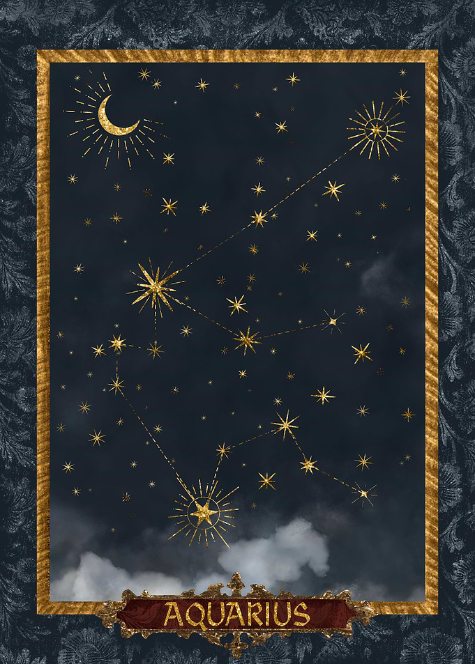 Aquarius Zodiac Sign Star