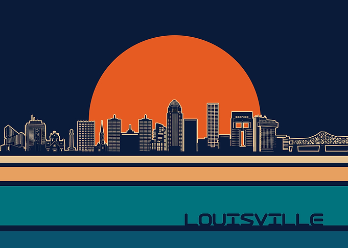 louisville skyline retro 5