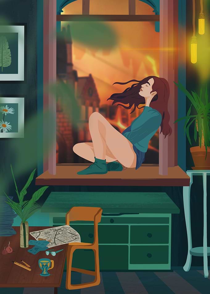 Girl on the Window