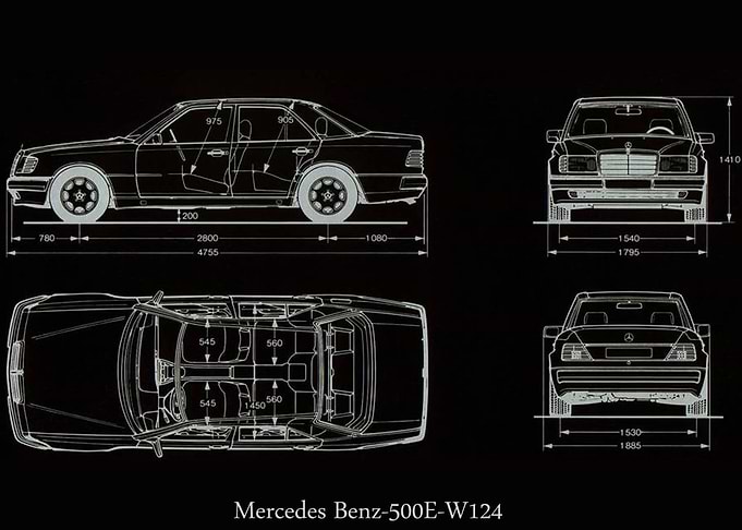 Mercedes Benz 500E W124