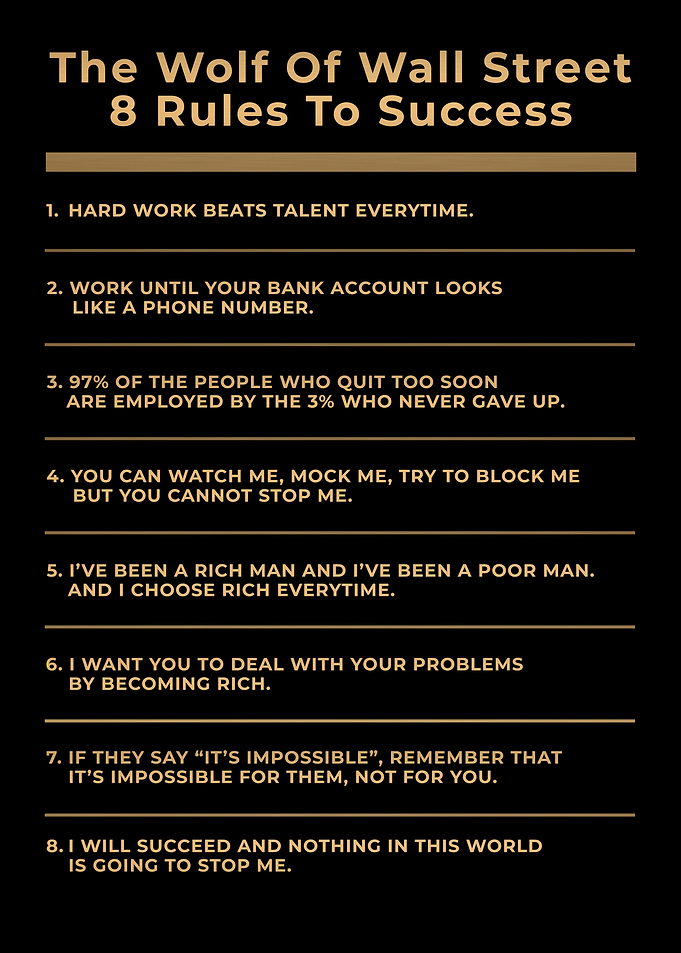 6 Rules To Success