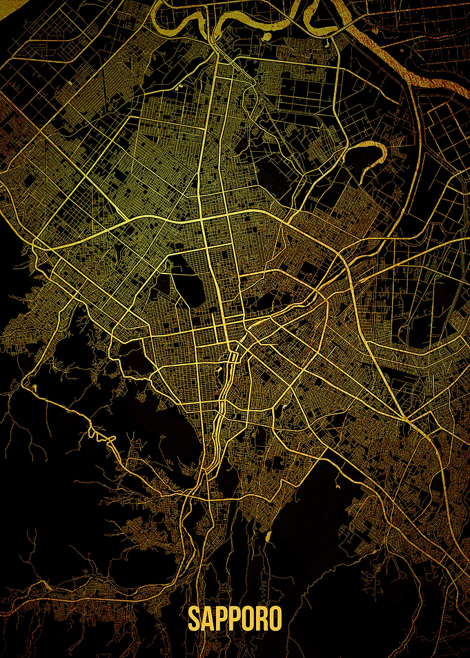 Sapporo gold map