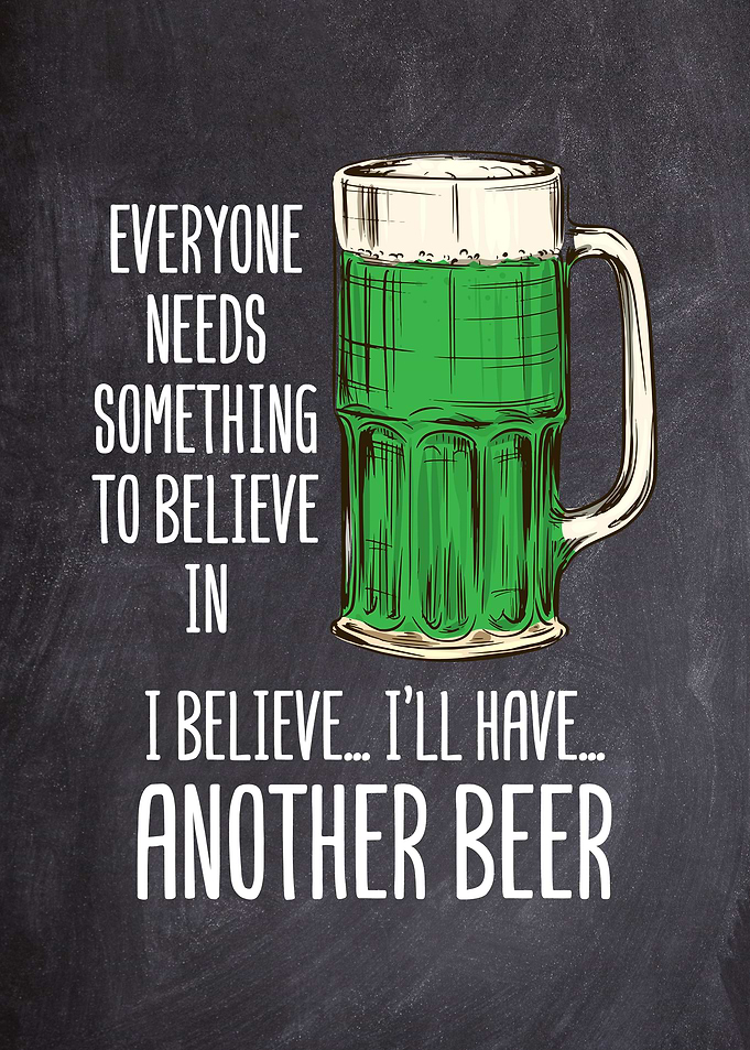 Beer Irish Wall Art Decor