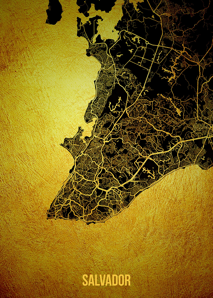 Salvador gold map