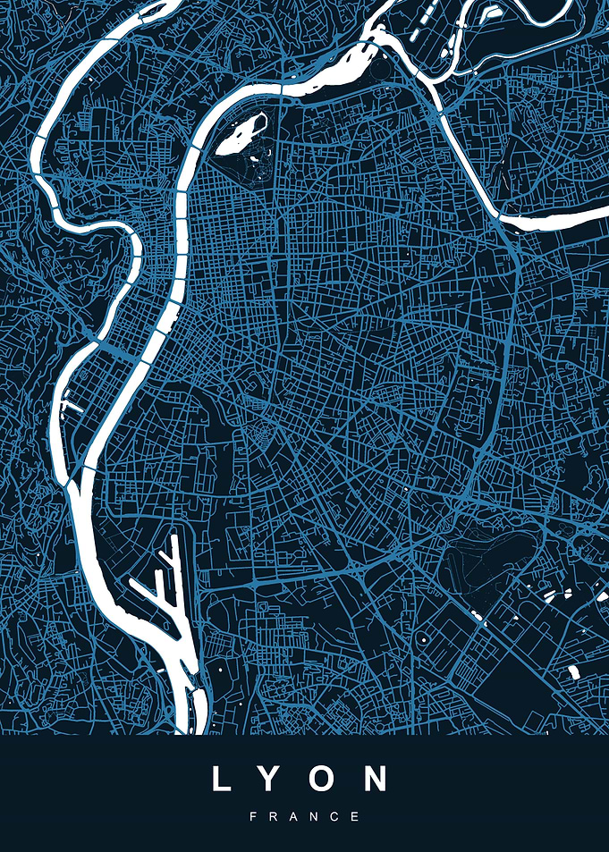 LYON Art Map France
