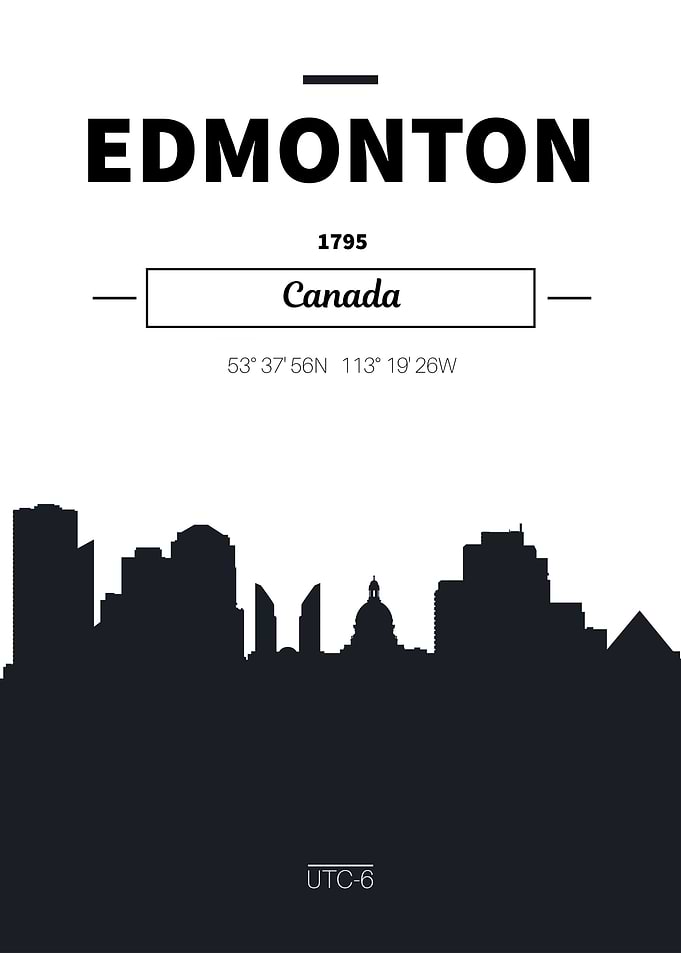 Edmonton canada skyline