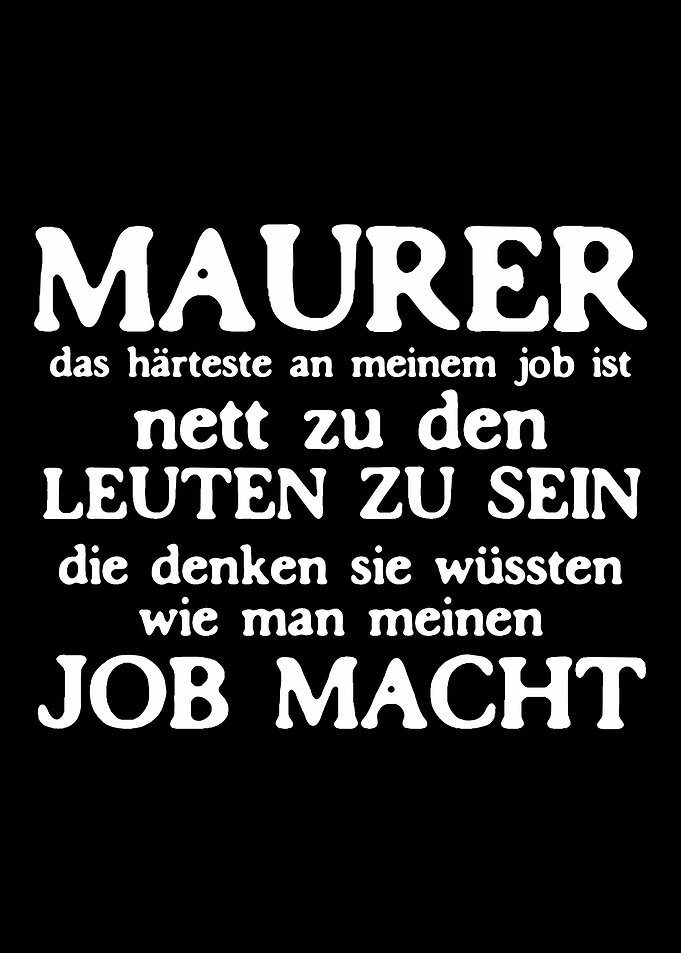 Maurer Handwerker Baustell