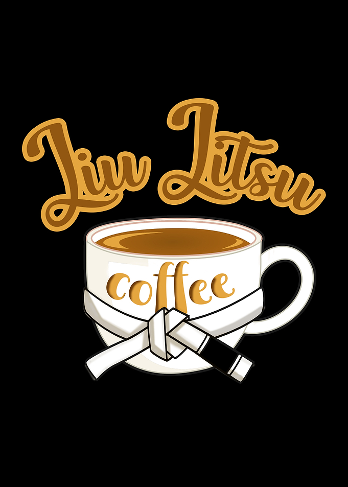 jiu jitsu coffee funny art