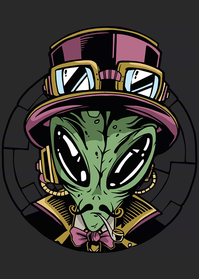 Steampunk Alien