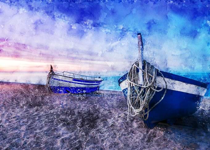 Boats on the beach