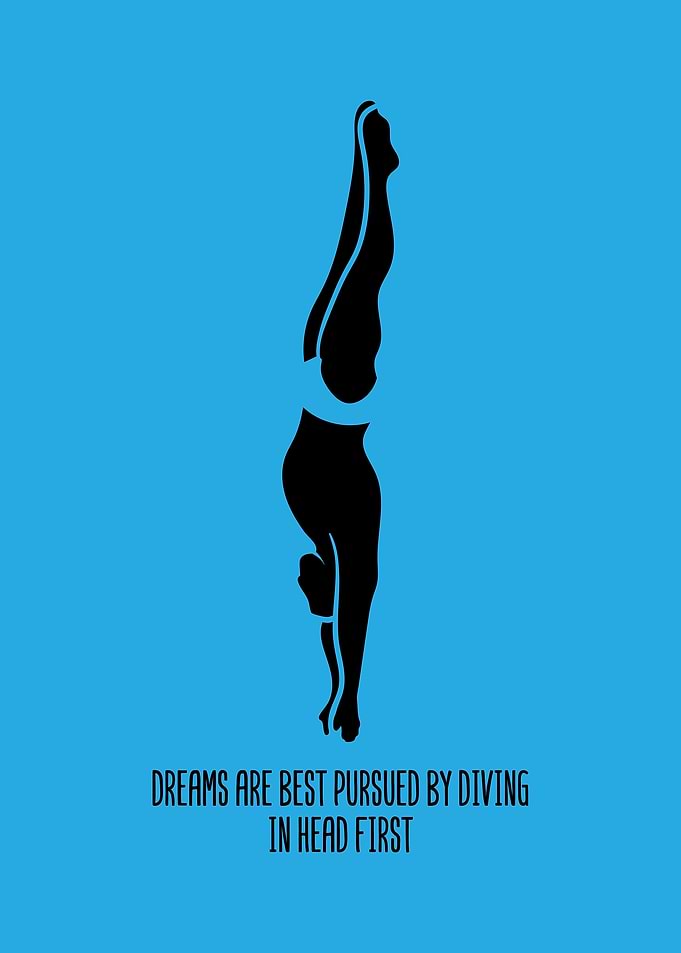 Sports Diving Wall Decor