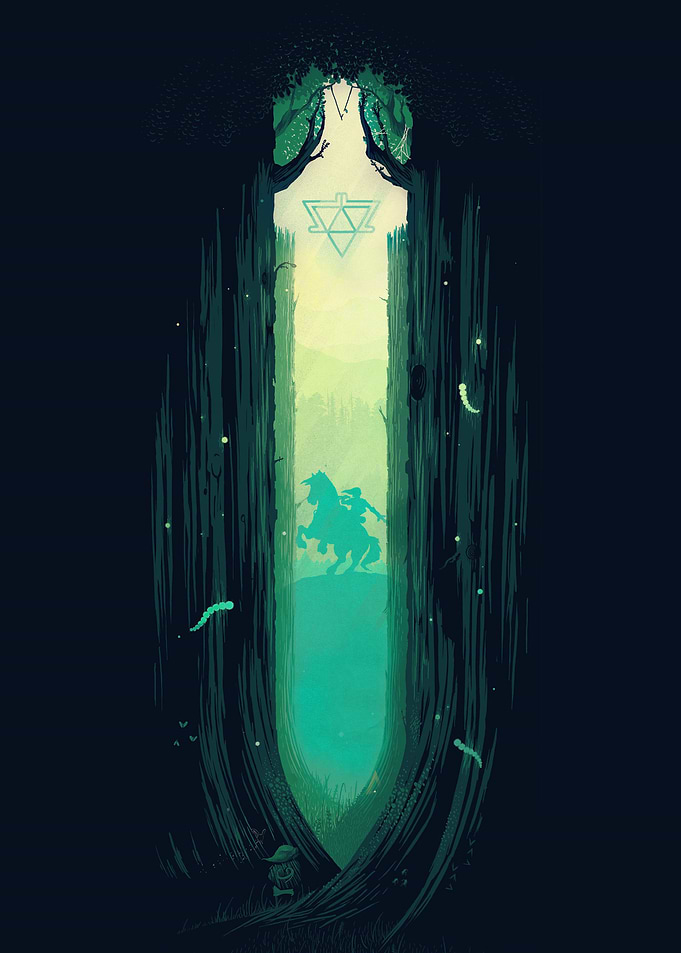 Hyrule Hero with Triforce