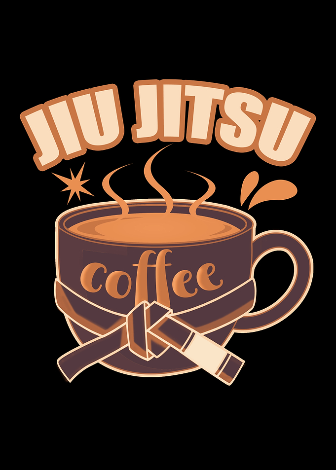 jiu jitsu coffee retro