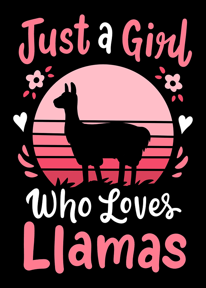 Llamas Llama Lover Retro