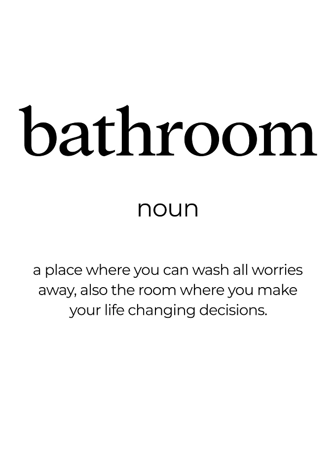 Bathroom Definition