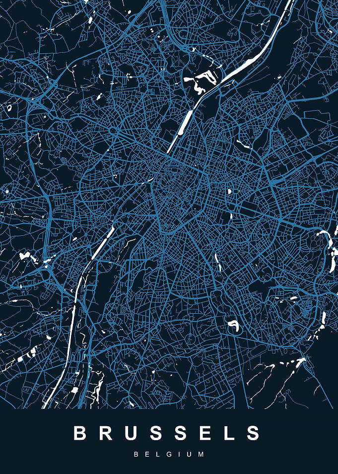 BRUSSELS Art Map Belgium