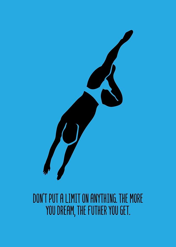 Sports Diving Wall Decor