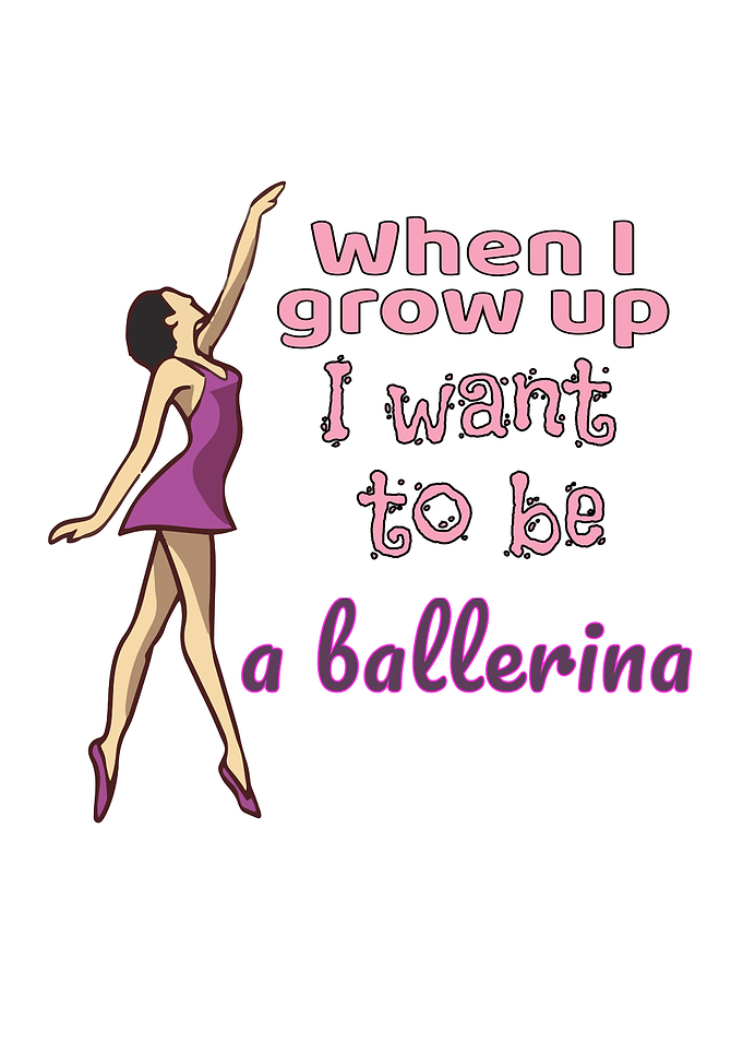Want Ballerina Little Girl