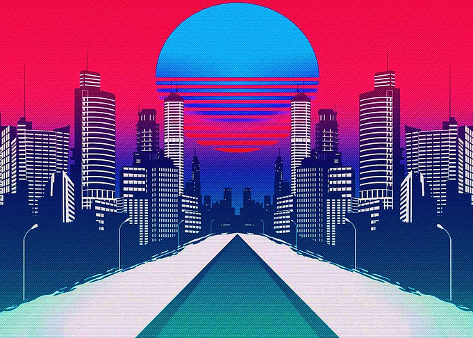Retro art design