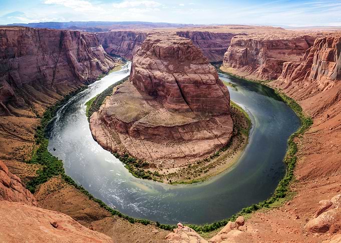 Grand canyon horse shoe