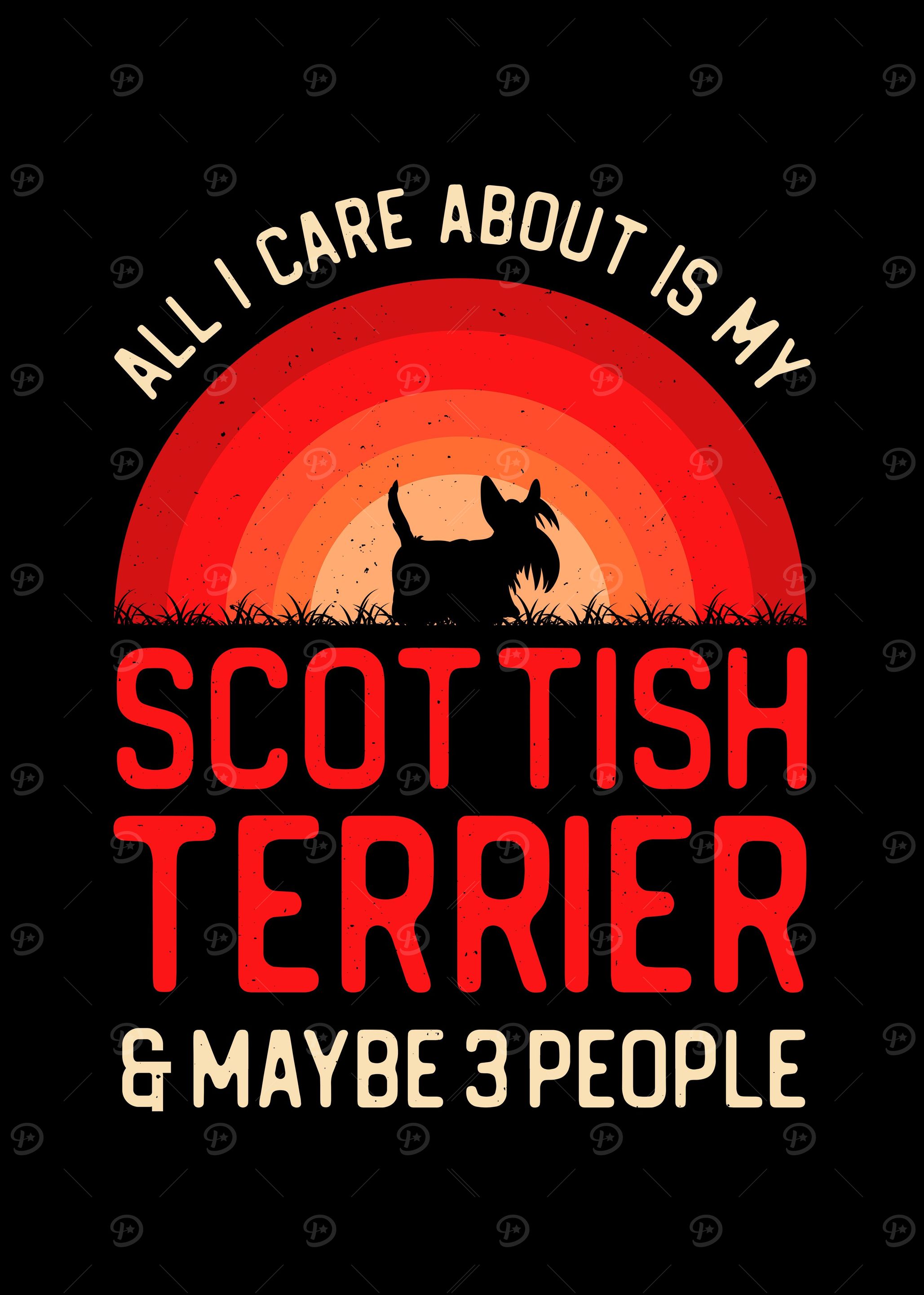 Funny Scottish Terrier