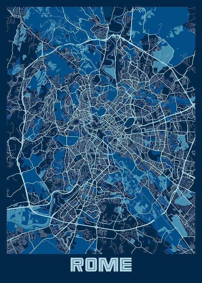 Rome Peace City Map