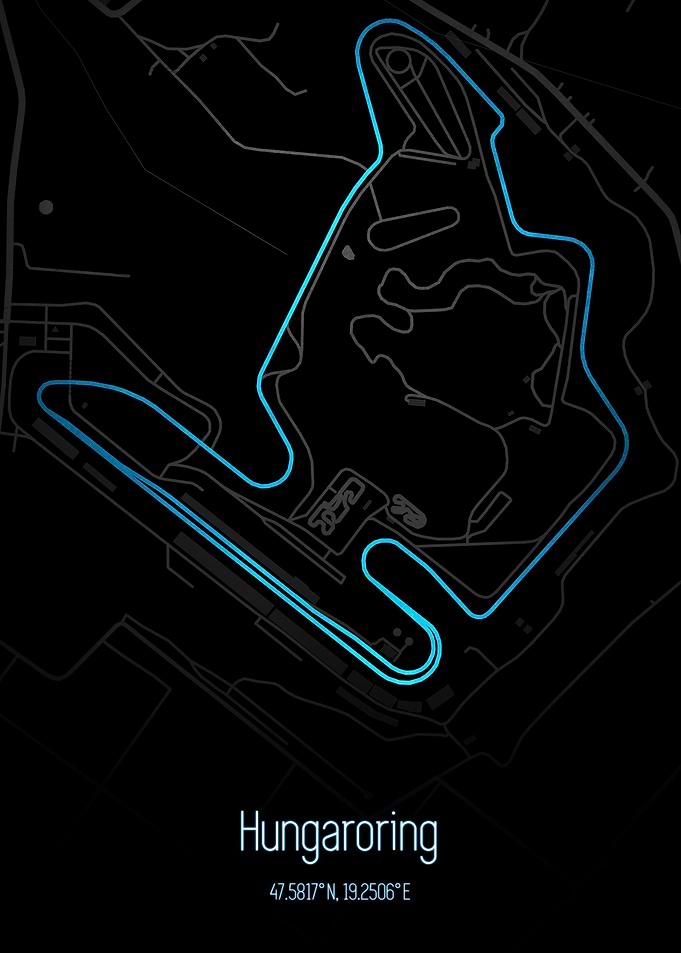 Hungaroring Circuit Map