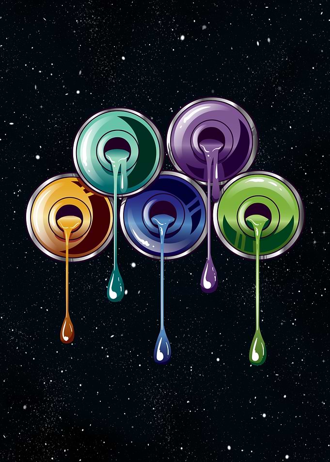 Nail polish bottles
