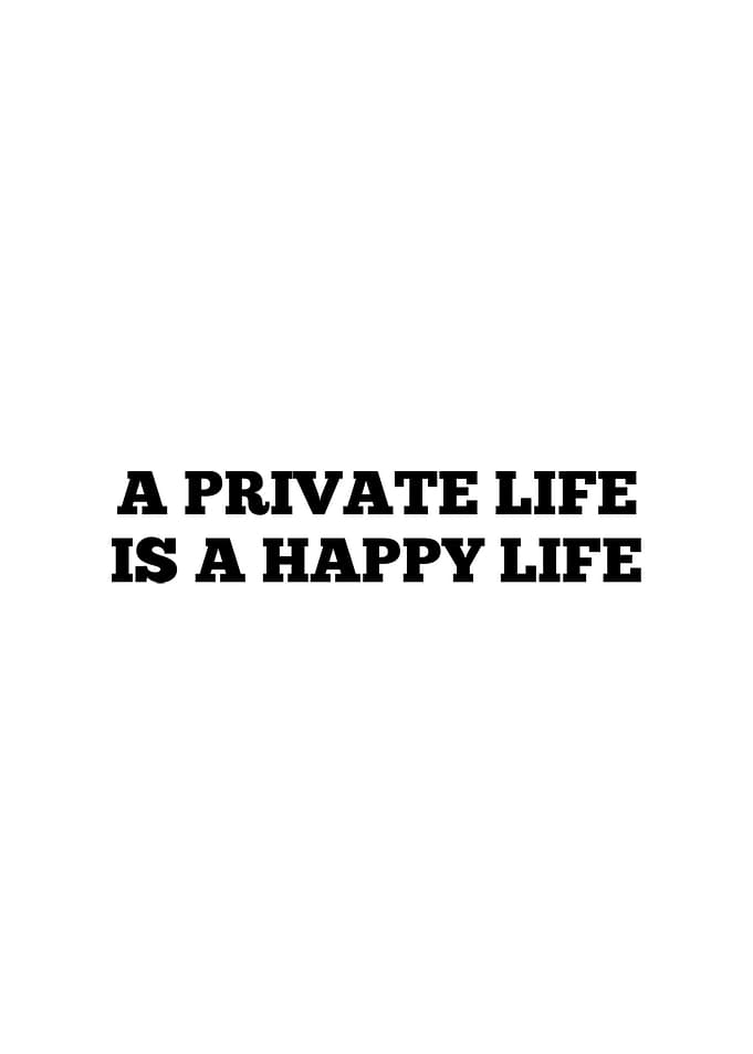 Private Life Quote