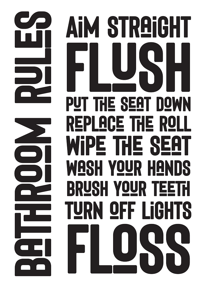 Bathroom Rules