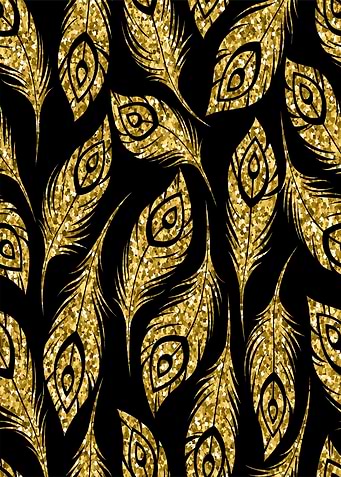 feather gold