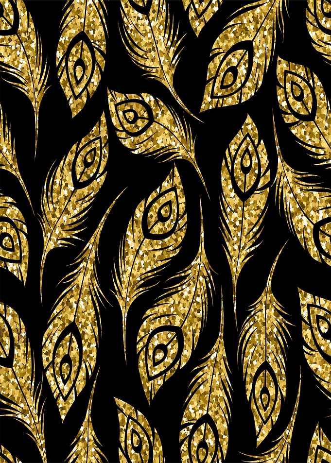 feather gold