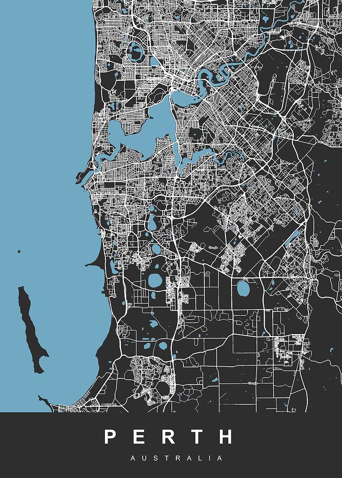 PERTH Art Map Australia