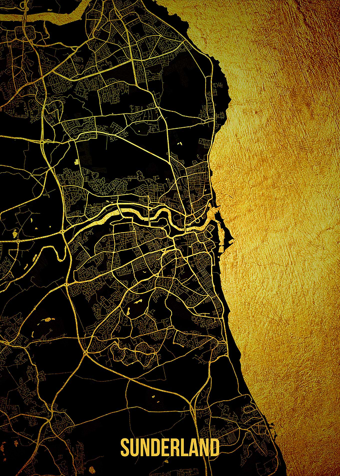 Sunderland gold map