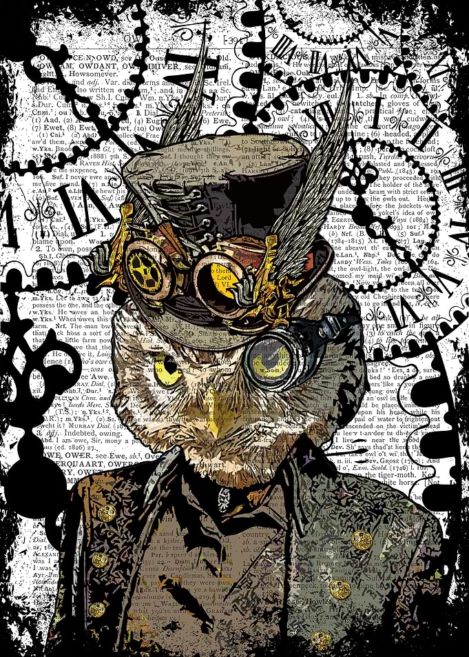 Steampunk Owl