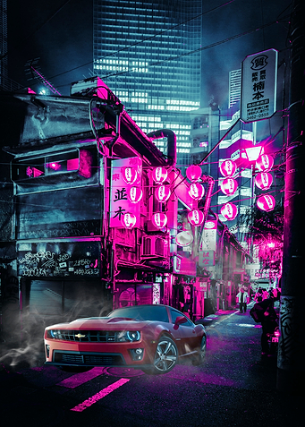 Tokyo Car Neon 2077