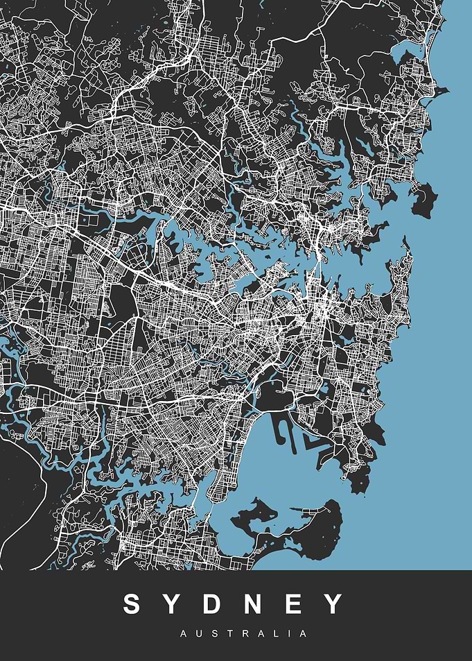 SYDNEY Art Map Australia