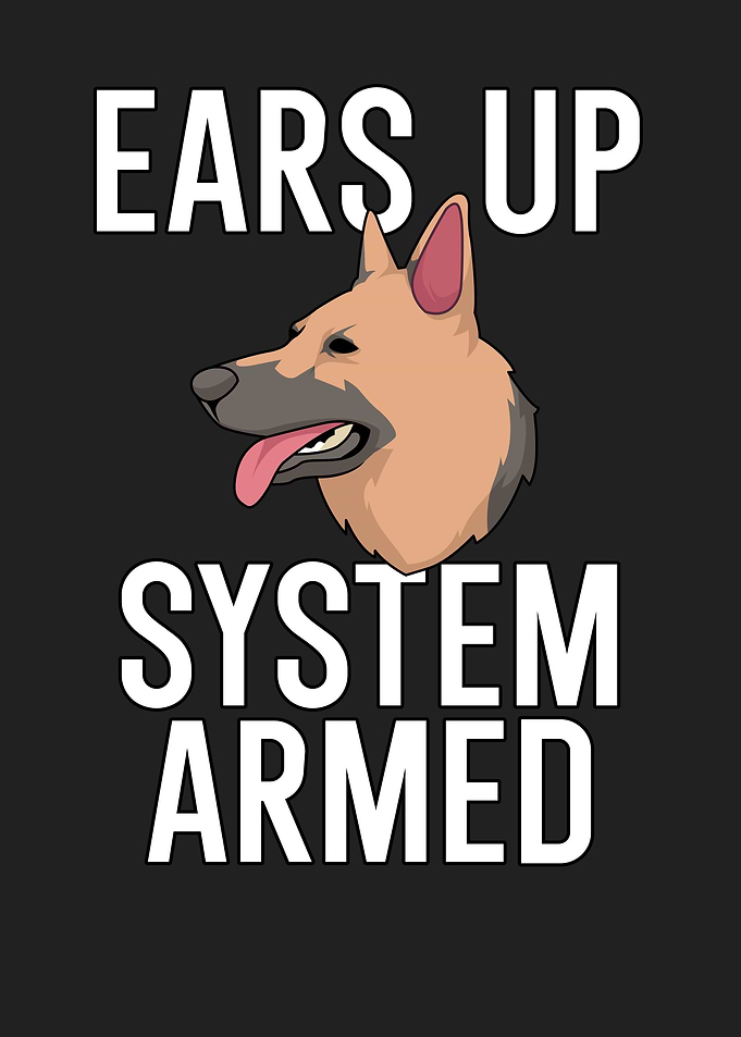 Ears up system armed