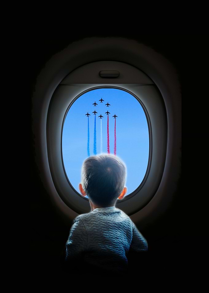 plane from a plane