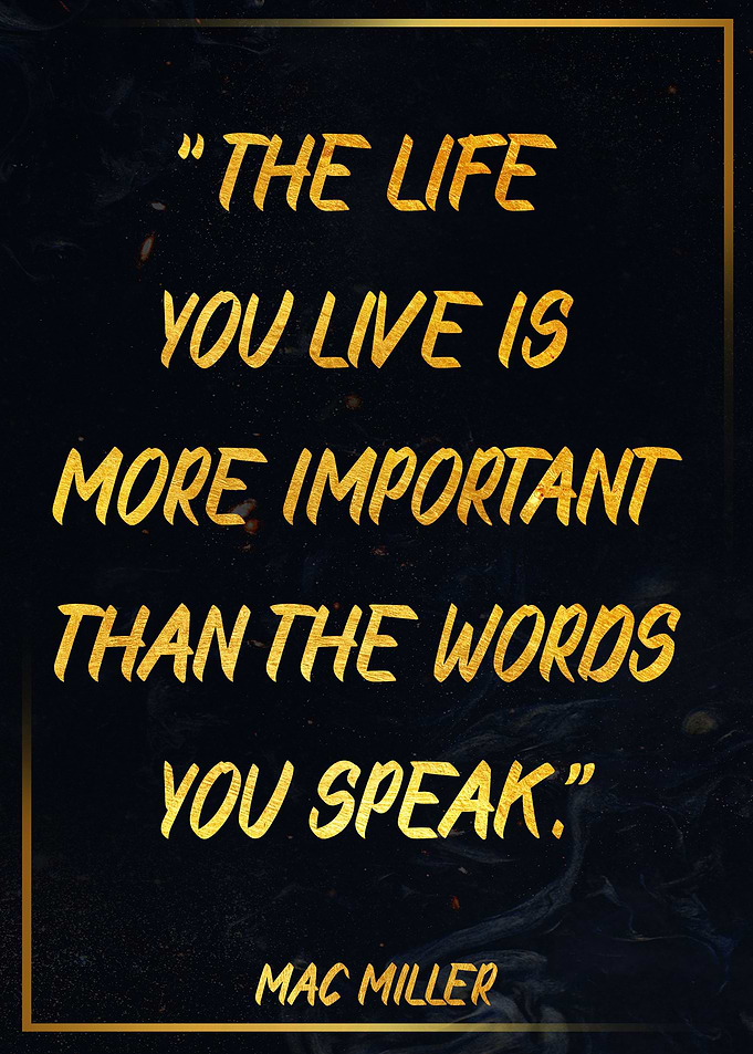 MAC MILLER Gold Quote