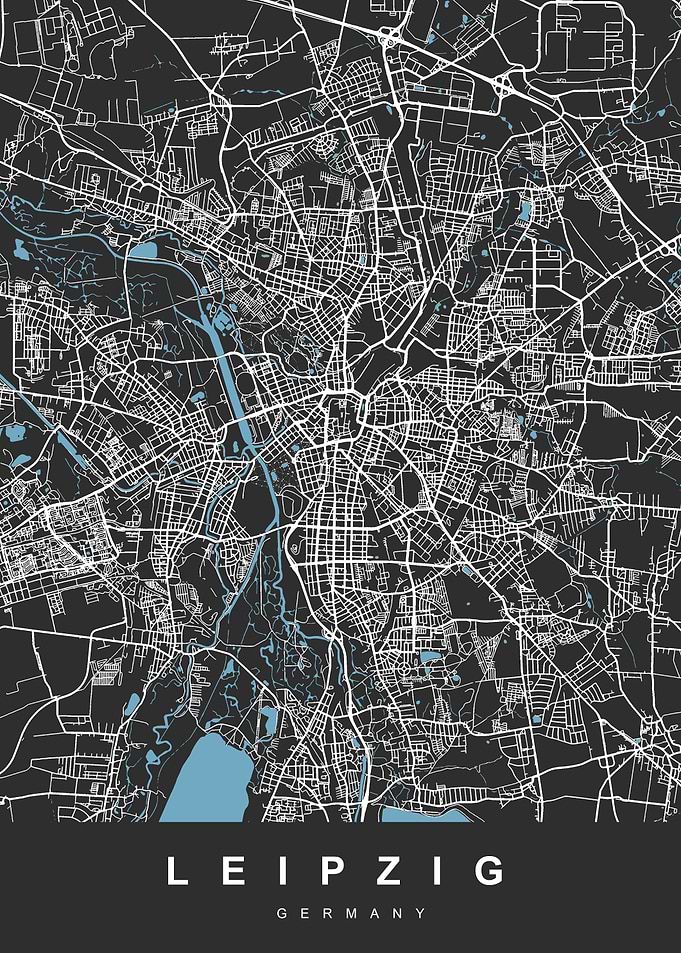 LEIPZIG Art Map Germany