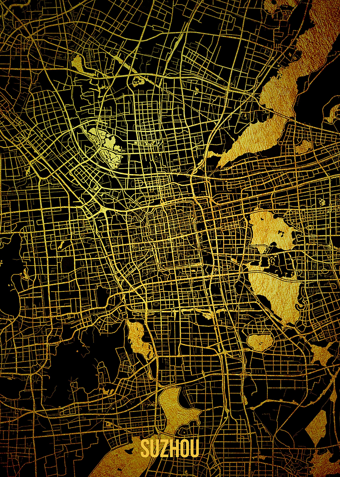 Suzhou gold map