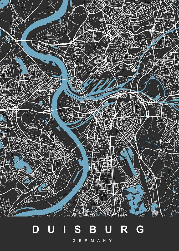 DUISBURG Art Map Germany