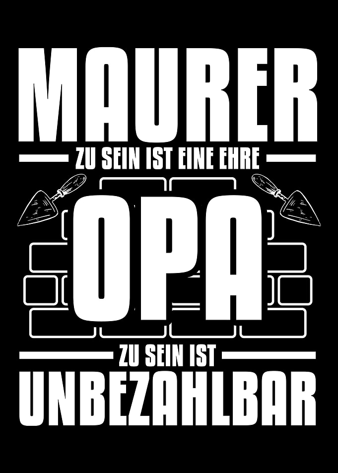 Maurer Opa Grovater Baust