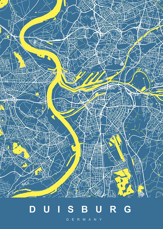 DUISBURG Art Map Germany