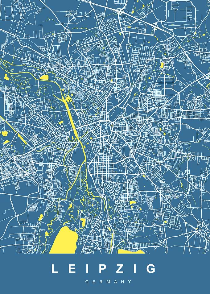 LEIPZIG Art Map Germany