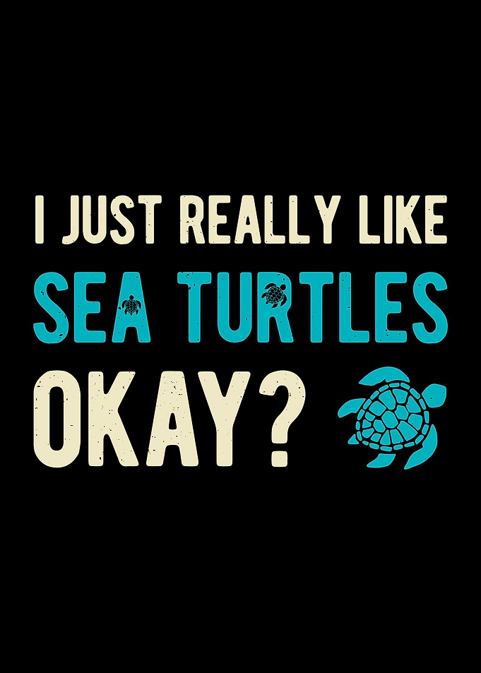 Funny Sea Turtle