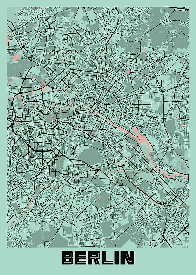 Berlin Peony City Map