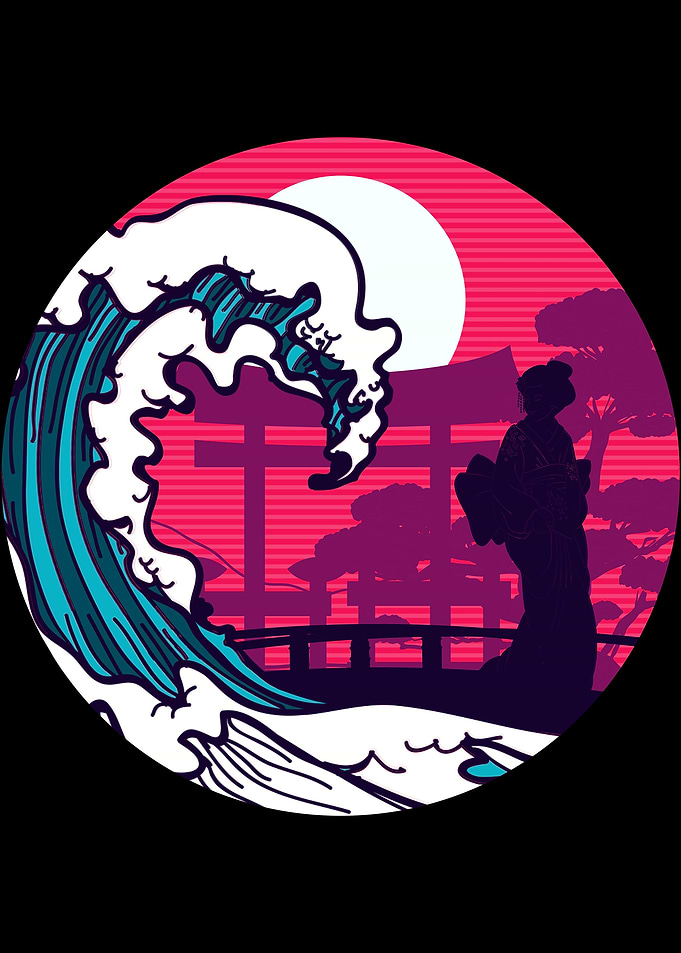 Geisha Kanagawa Wave